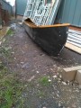 16ft wooden hand crafted canoe - [click here to zoom]