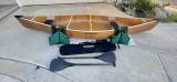 WeNoNah 14 Ultra-light Kevlar Canoe + 2 elbow carbon fiber paddles - [click here to zoom]