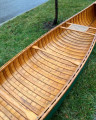Handmade wood and canvas canoe by H.B. Gates of Nova Scotia