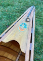 Handmade wood and canvas canoe by H.B. Gates of Nova Scotia - [click here to zoom]
