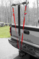Canoe loader, hitch receiver mounted
