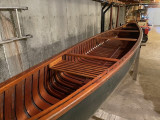 20’ Custom Wooden Canoe w/ engine mount