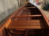 20’ Custom Wooden Canoe w/ engine mount - [click here to zoom]