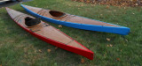 Wooden Sea Kayak - two available, and trailer